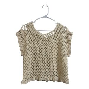 Altar'd State Cream Crochet Top - New With Tags!! Cottagecore Neutral